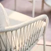 Крісло Nappa lounge, Camel sand, Natural gravel, knotweave — фото 4