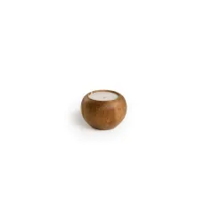 Свечка Candle Round Low 19 cm Ø Teak