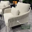 Лаунж-комплект Fiavè 2,5-местный диван + 2 кресла, Camel Sand — фото 7