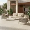 Лаунж-комплект Fiavè 2,5-местный диван + 2 кресла, Camel Sand — фото 2