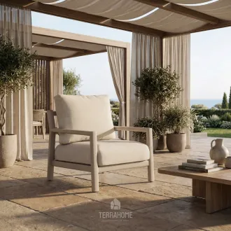 Кресло Oasis Lounge, Champagne, Navajo White