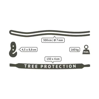 Кріплення для крісла-гамака TreeMount Black TMG45-9 — фото 11