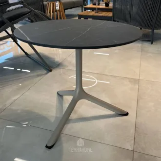 Кофейный столик TRIPÈ FIXED 61х50 см, бежевый, Black sahara marble eff. — фото 2
