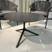 Кавовий столик TRIPE MAXI FIXED 79х50 см, антрацит