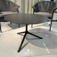 Кавовий столик TRIPE MAXI FIXED 79х50 см, антрацит