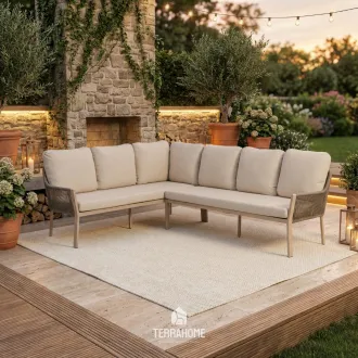 Кутовий диван Liv Lounge Dining лівий, Champagne, Navajo White