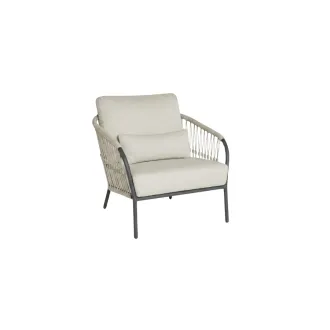 Кресло Nappa lounge, Matt royal grey, Camel sand, Natural Gravel — фото 2
