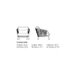 Кресло Nappa lounge, Matt royal grey, Camel sand, Natural Gravel — фото 3