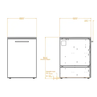 Модуль CT 60 Worktop (Handle Black Inox, Cabinet Colour Anthracite Grey, PDL) — фото 3