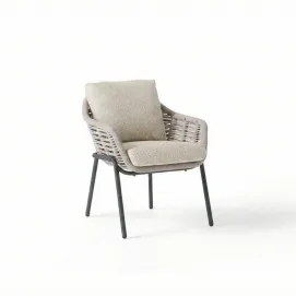 Стул Casto dining, Matt royal grey, Camel sand, Beachy bouclé — фото 2