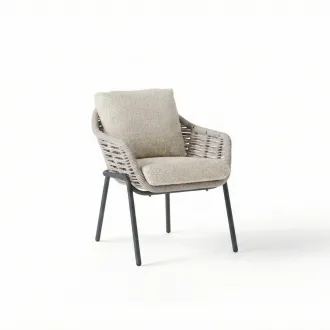 Стілець Casto dining, Matt royal grey, Camel sand, Beachy bouclé — фото 2