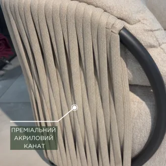 Диван Vivaro 3-місний, Matt royal grey, Misty rope, Beachy bouclé — фото 7