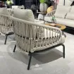Крісло Tosca lounge, Matt royal grey, Camel sand, Natural m.w. — фото 3