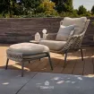 Підніжка Casto, Matt royal grey, Camel sand, Beachy bouclé — фото 2