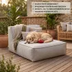 Шезлонг Love Bed TROIS POMMES HOME, Beige — фото 5