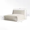 Шезлонг Love Bed TROIS POMMES HOME, Beige — фото 7