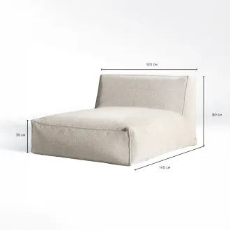 Шезлонг Love Bed TROIS POMMES HOME, Beige — фото 7
