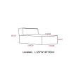 Шезлонг Love Bed TROIS POMMES HOME, Beige — фото 8