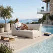 Кутовий шезлонг TROIS POMMES HOME Right, Beige 