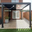 Беседка Positano 3х4 м, крыша open/close (механическая) + LED, антрацит — фото 3