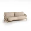 Диван Nuri Lounge 3-місний, з вигином, Champagne, Navajo White — фото 9