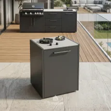 Модуль CT 60 Countertop Side Burners (Handle Black Inox, Cabinet Colour Anthracite Grey, PDL)