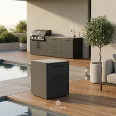 Модуль CT 60 Trash Drawers (Handle Black Inox, Cabinet Colour Anthracite Grey, PDL)
