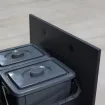 Модуль CT 60 Trash Drawers (Handle Black Inox, Cabinet Colour Anthracite Grey, PDL) — фото 2
