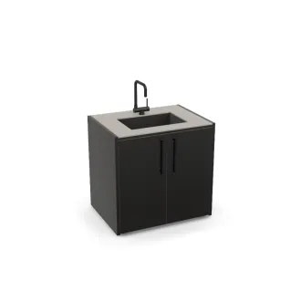 Модуль мийка CT 90 Sink (Handle Black Inox, Cabinet Colour Anthracite Grey, PDL) — фото 2