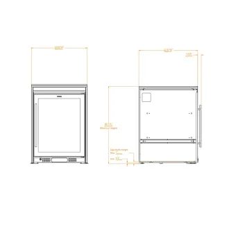 Модуль холодильник CT 60 Fridge (Cabinet Colour Anthracite Grey, PDL) — фото 4