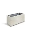 Горщик для квітів Grigio Box 90 with wheels - Antique White 90x40x40 — фото 6