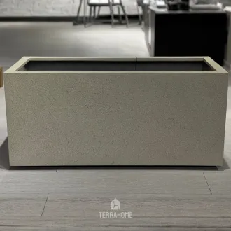 Горщик для квітів Grigio Box 90 with wheels - Antique White 90x40x40 — фото 5