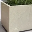 Горщик для квітів Grigio Box 90 with wheels - Antique White 90x40x40 — фото 2