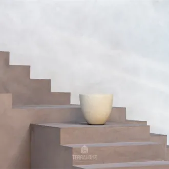 Горщик для квітів Grigio Egg Pot 50 - Antique White 50x45 — фото 4