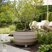 Горщик для квітів Bordo New Egg Pot Low 80 - Sand 80x47 — фото 2