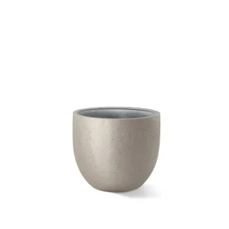 Горщик для квітів Grigio Metallic New Egg Pot 55 - Champagne 55x46 — фото 2