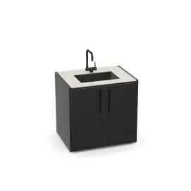 Модуль мийка CT 90 Sink (Handle Black Inox, Cabinet Colour Anthracite Grey, Iron Frost) — фото 2
