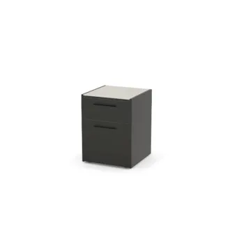 Модуль CT 60 Trash Drawers (Handle Inox, Cabinet Colour Anthracite Grey, Iron Frost) — фото 3