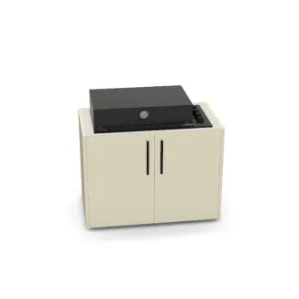 Гриль Brabura KC 120 Grill (Handle Black Inox, Cabinet Colour Pearl White, Iron Frost) — фото 4