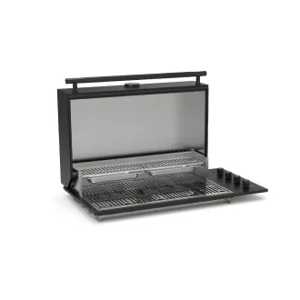 Гриль Brabura KC 120 Grill (Handle Black Inox, Cabinet Colour Pearl White, Iron Frost) — фото 6