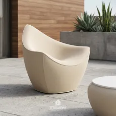 Крісло вуличне VELA, STONE
