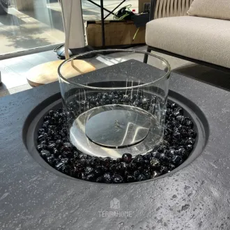 Стіл з каміном METROPOLIS Bioethanol Slate Black — фото 6