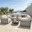 Лаунж-комплект Sorrento кутовий диван + крісло + кавовий столик Nora — фото 2
