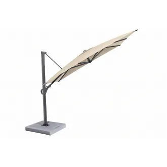 Парасоля з бічною опорою EASY SWING 300х300 см, anthracite matt/ natural з базою EASY STAND — фото 2