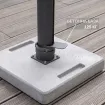 Парасоля з бічною опорою EASY SWING 300х300 см, anthracite matt/ light grey з базою EASY STAND — фото 8