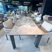 Обідній комплект стіл Diamond 220 см + 4 стільці Fiave — фото 4