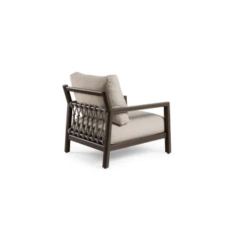 Кресло Oasis Lounge, Chocolat, Ivory White — фото 12