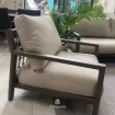 Кресло Oasis Lounge, Chocolat, Ivory White — фото 8