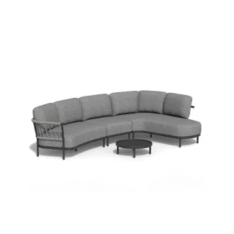 Угловой диван Fresca Cornerset Complete Left Charcoal — фото 13