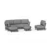 Угловой диван Fresca Cornerset Complete Right Charcoal — фото 13